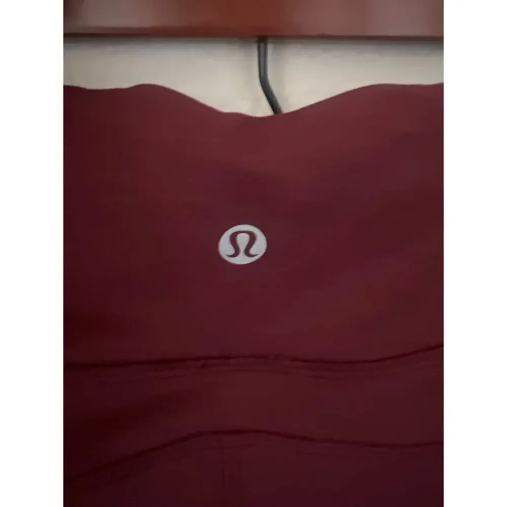 Lululemon Invigorate High-Rise Tight Burgundy